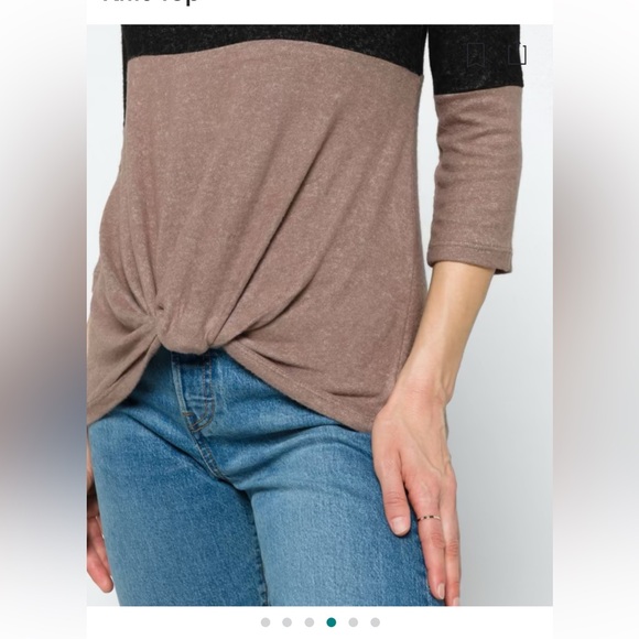 Market & Spruce Knit Top - Picture 5 of 9